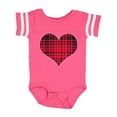 thumbnail image 1 of Inktastic Red Plaid Heart Boys or Girls Baby Bodysuit, 1 of 5