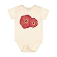 thumbnail image 1 of Inktastic Red Poppy Flowers Boys or Girls Baby Bodysuit, 1 of 5