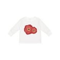thumbnail image 1 of Inktastic Red Poppy Flowers Boys or Girls Long Sleeve Toddler T-Shirt, 1 of 5