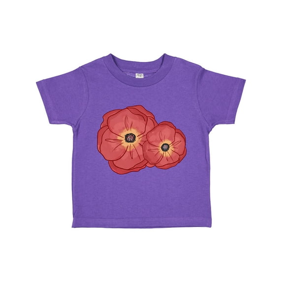 Inktastic Red Poppy Flowers Boys or Girls Toddler T-Shirt