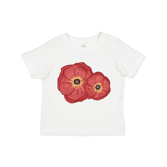 Inktastic Red Poppy Flowers Boys or Girls Toddler T-Shirt