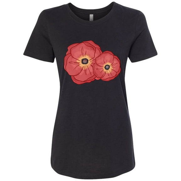 Inktastic Red Poppy Flowers Women's T-Shirt