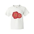 thumbnail image 1 of Inktastic Red Poppy Flowers Youth T-Shirt, 1 of 5