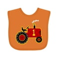 thumbnail image 1 of Inktastic Red Tractor 1st Birthday Boys Baby Bib, 1 of 4