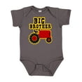 thumbnail image 1 of Inktastic Red Tractor Big Brother Boys Baby Bodysuit, 1 of 5