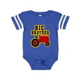 thumbnail image 1 of Inktastic Red Tractor Big Brother Boys Baby Bodysuit, 1 of 5