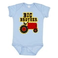 thumbnail image 1 of Inktastic Red Tractor Big Brother Boys Baby Bodysuit, 1 of 5