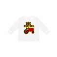 thumbnail image 1 of Inktastic Red Tractor Big Brother Boys Long Sleeve Toddler T-Shirt, 1 of 5