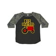 thumbnail image 1 of Inktastic Red Tractor Big Brother Boys Toddler T-Shirt, 1 of 5