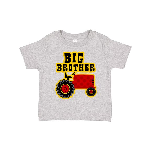 Inktastic Red Tractor Big Brother Boys Toddler T-Shirt