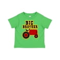 thumbnail image 1 of Inktastic Red Tractor Big Brother Boys Toddler T-Shirt, 1 of 5