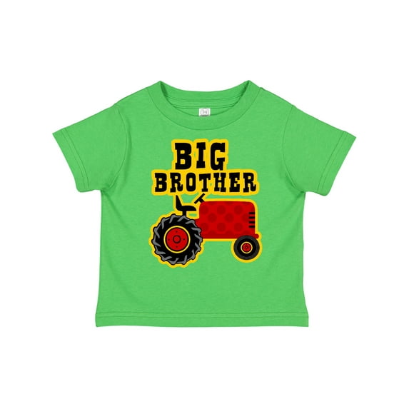 Inktastic Red Tractor Big Brother Boys Toddler T-Shirt