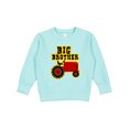thumbnail image 1 of Inktastic Red Tractor Big Brother Toddler Sweatshirt, 1 of 4