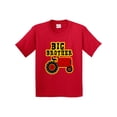 thumbnail image 1 of Inktastic Red Tractor Big Brother Youth T-Shirt, 1 of 5