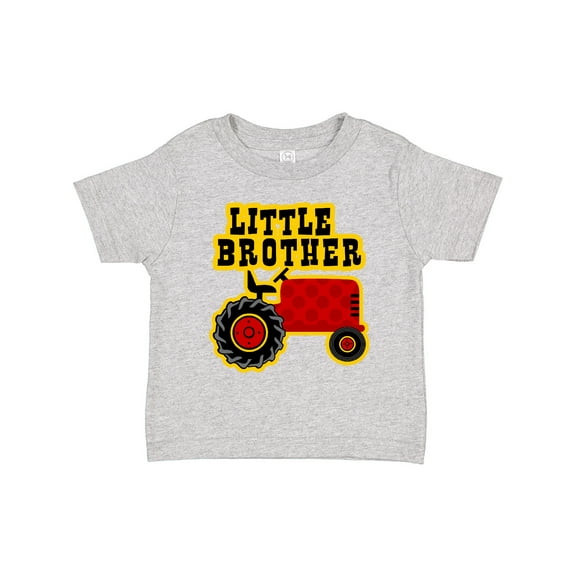 Inktastic Red Tractor Little Brother Boys Toddler T-Shirt