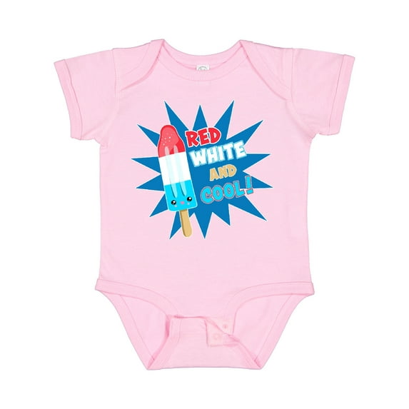 Inktastic Red, White, and Cool Boys or Girls Baby Bodysuit