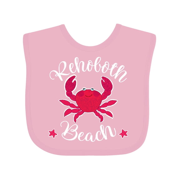 Inktastic Rehoboth Beach Delaware Boys or Girls Baby Bib