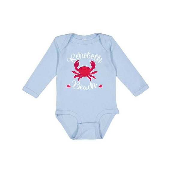 Inktastic Rehoboth Beach Delaware Boys or Girls Long Sleeve Baby Bodysuit