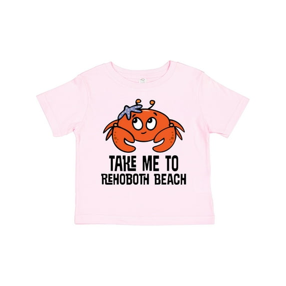 Inktastic Rehoboth Beach Delaware Cute Crab Boys or Girls Toddler T-Shirt