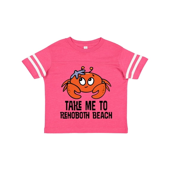 Inktastic Rehoboth Beach Delaware Cute Crab Boys or Girls Toddler T-Shirt