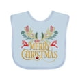 thumbnail image 1 of Inktastic Reindeer Christmas Boys or Girls Baby Bib, 1 of 4