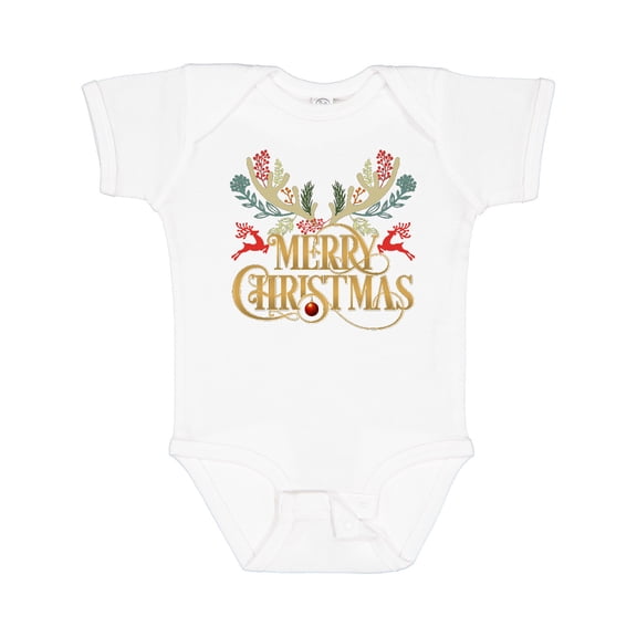 Inktastic Reindeer Christmas Boys or Girls Baby Bodysuit