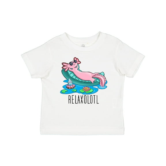 Inktastic Relaxolotl- Cute Axolotl on Summer Vacation Boys or Girls Baby T-Shirt