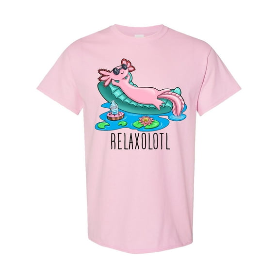 Inktastic Relaxolotl Cute Axolotl on Summer Vacation T-Shirt