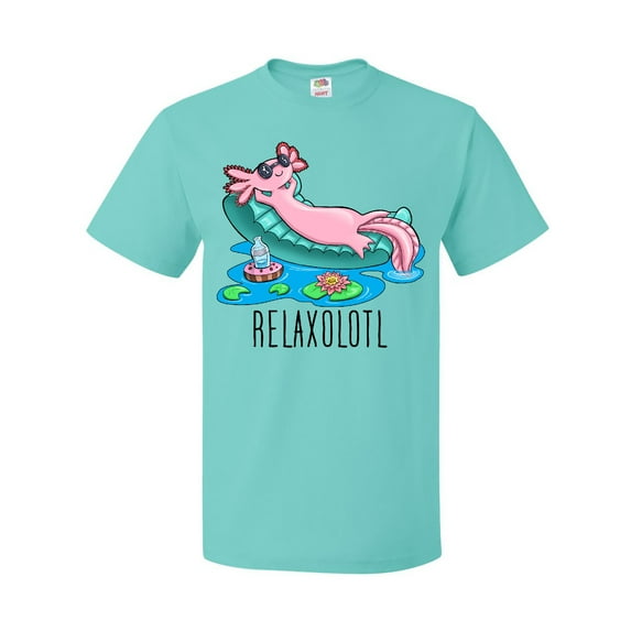 Inktastic Relaxolotl Cute Axolotl on Summer Vacation T-Shirt