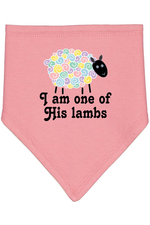 Religious Lamb Christian Childs Baby Bandana Bib