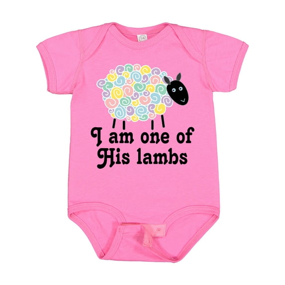 Inktastic Religious Lamb Christian Childs Boys or Girls Baby Bodysuit