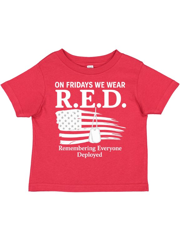 Remember Everyone Deployed Boys or Girls Toddler T-Shirt
