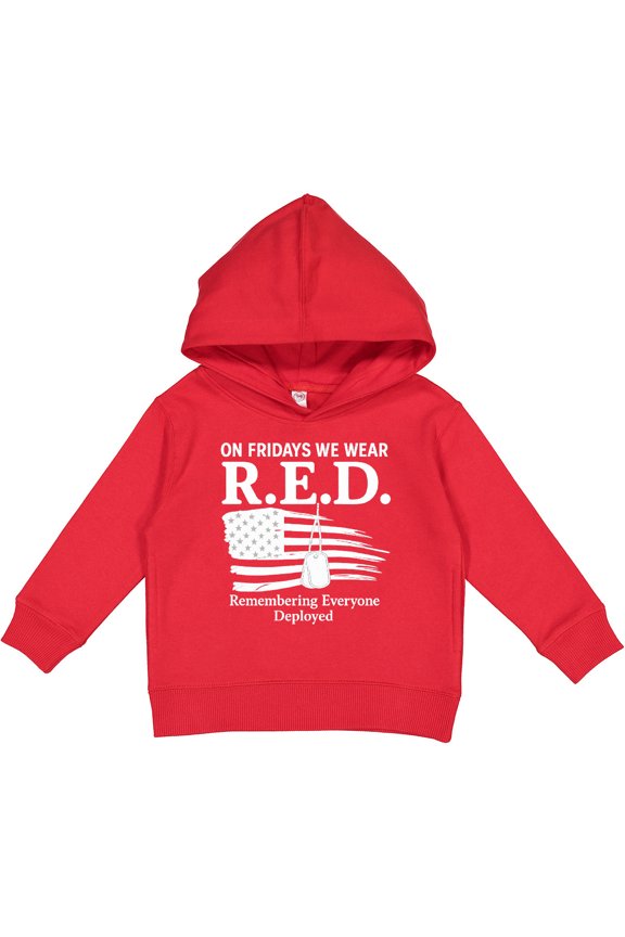Remember Everyone Deployed Toddler Hoodie