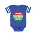 thumbnail image 1 of Inktastic Remember Juneteenth 6.19.1865 Boys or Girls Baby Bodysuit, 1 of 5