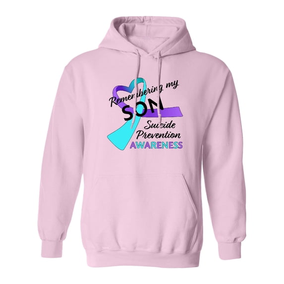 Inktastic Remembering My Son Suicide Prevention Awareness Adult Hoodie Sweatshirt