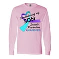 thumbnail image 1 of Inktastic Remembering My Son Suicide Prevention Awareness Long Sleeve T-Shirt, 1 of 5