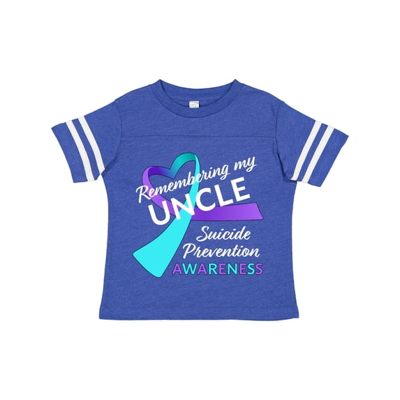 Inktastic Remembering My Uncle- Suicide Prevention Awareness Boys or Girls Toddler T-Shirt