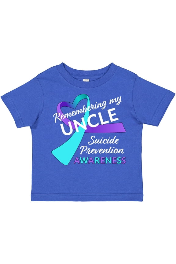 Remembering My Uncle- Suicide Prevention Awareness Boys or Girls Toddler T-Shirt