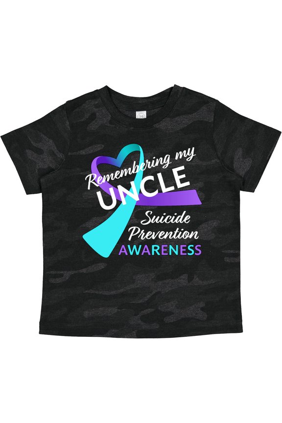 Remembering My Uncle- Suicide Prevention Awareness Boys or Girls Toddler T-Shirt