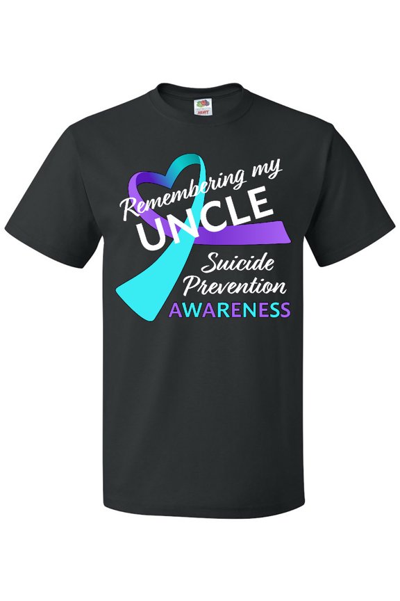 Remembering My Uncle- Suicide Prevention Awareness T-Shirt