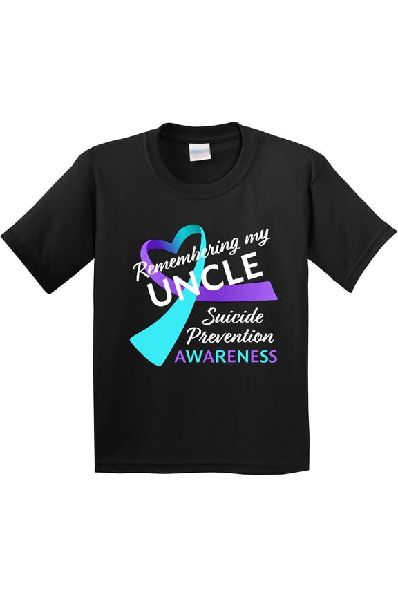 Remembering My Uncle Suicide Prevention Awareness Youth T-Shirt