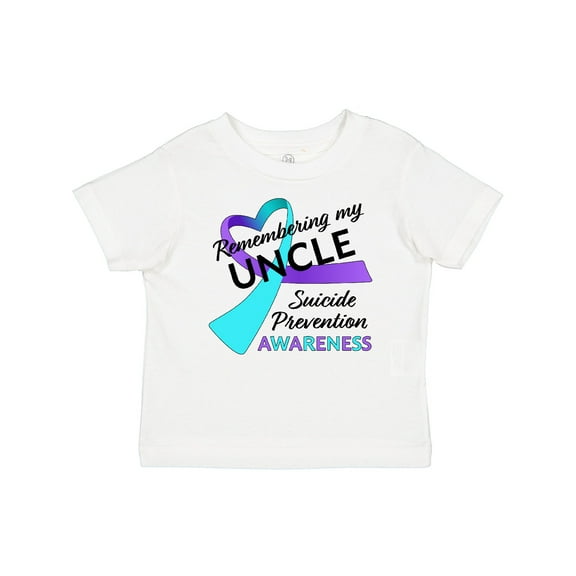 Inktastic Remembering my Uncle- suicide prevention awareness Boys or Girls Baby T-Shirt