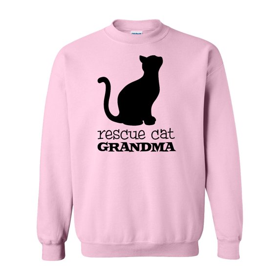 Inktastic Rescue Cat Grandma Adult Sweatshirt