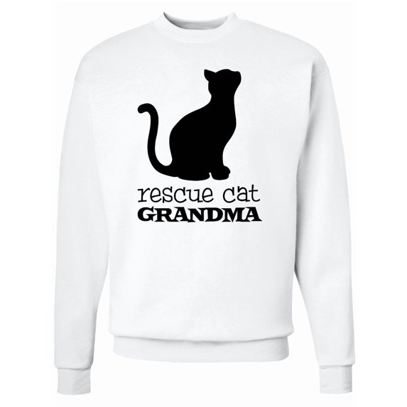Inktastic Rescue Cat Grandma Adult Sweatshirt