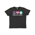 thumbnail image 1 of Inktastic Rescue Dogs Peace Love Rescue Pet Gift Youth T-Shirt, 1 of 5