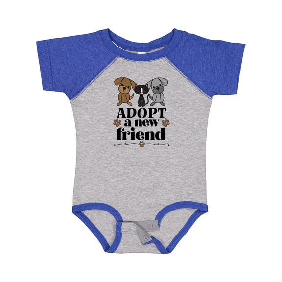 Inktastic Rescue Pet Animal Adopt a New Friend Boys or Girls Baby Bodysuit