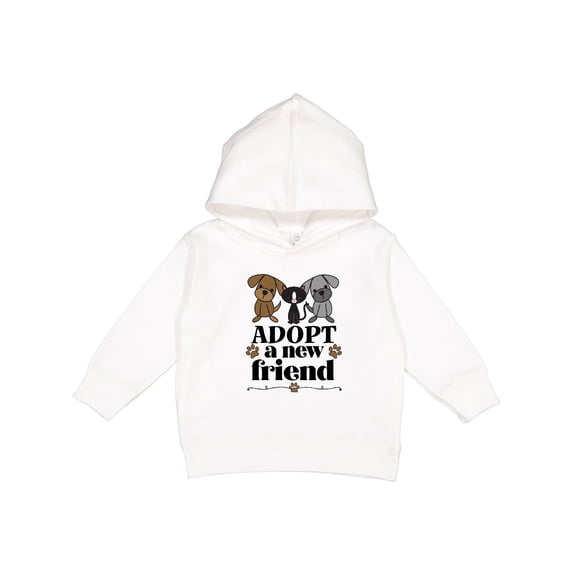 Inktastic Rescue Pet Animal Adopt a New Friend Toddler Hoodie