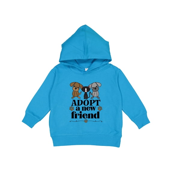 Inktastic Rescue Pet Animal Adopt a New Friend Toddler Hoodie