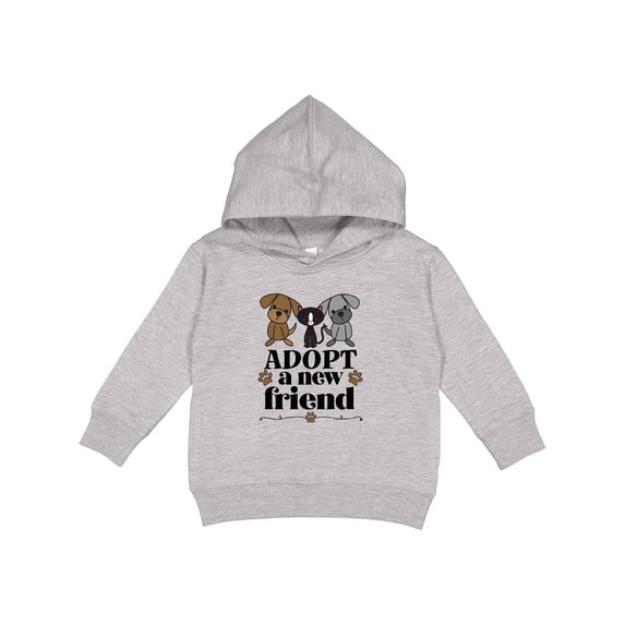 Inktastic Rescue Pet Animal Adopt a New Friend Toddler Hoodie
