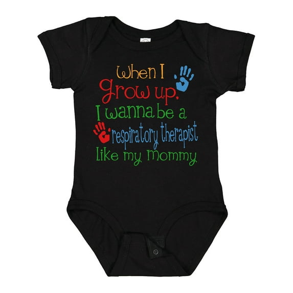 Inktastic Respiratory Therapist Like Mommy Boys or Girls Baby Bodysuit